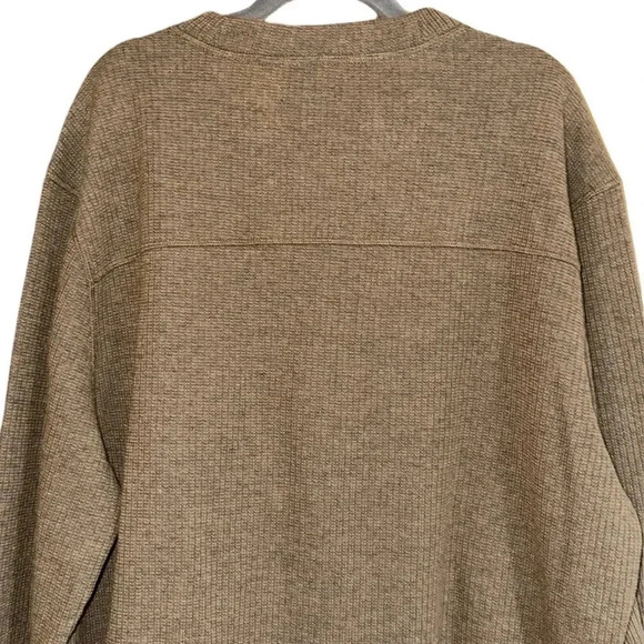 Toad & Co Breithorn Crew Sweater Tan Gray Blend Size XXL - Picture 6 of 8